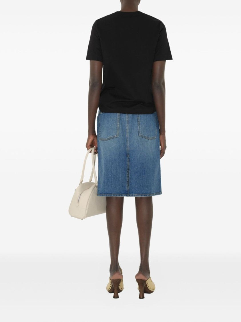 Burberry Short-Sleeved T-Shirt With Horse And Rider Graphic