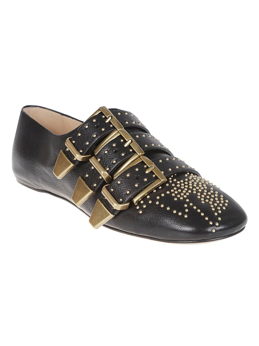 Chloé Decorative Buffalo Leather Flats