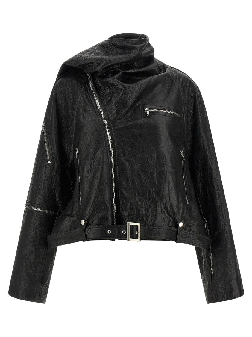 Rick Owens 'Cropped Scarf Flight' Jacket