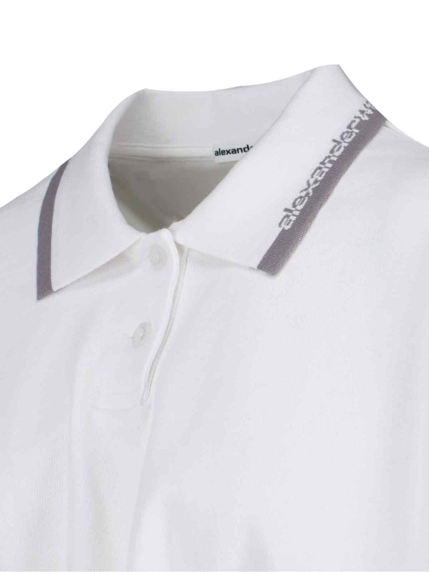 Alexander Wang Logo Polo – White