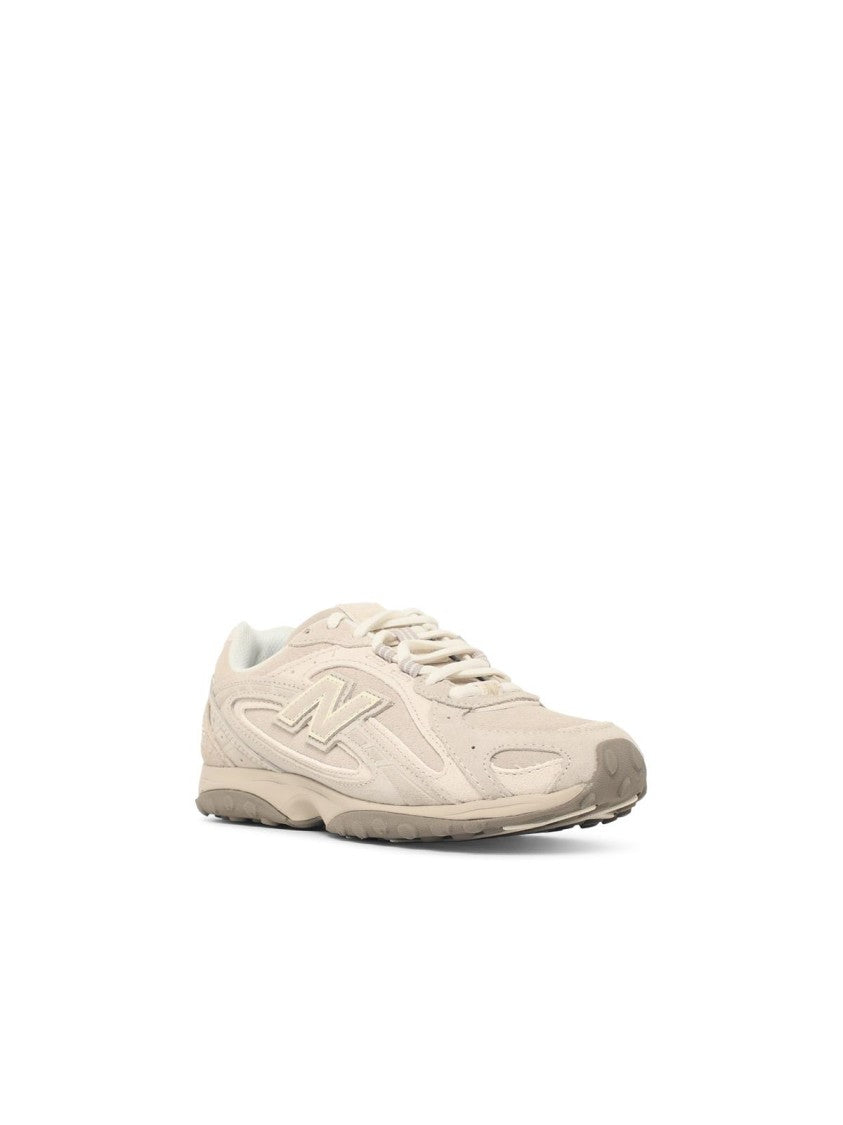 New Balance Beige Suede Sneakers With 3D Inserts And Embossed Details