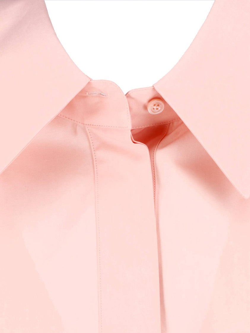 Givenchy Structured Pink Shirt With Puff Sleeves