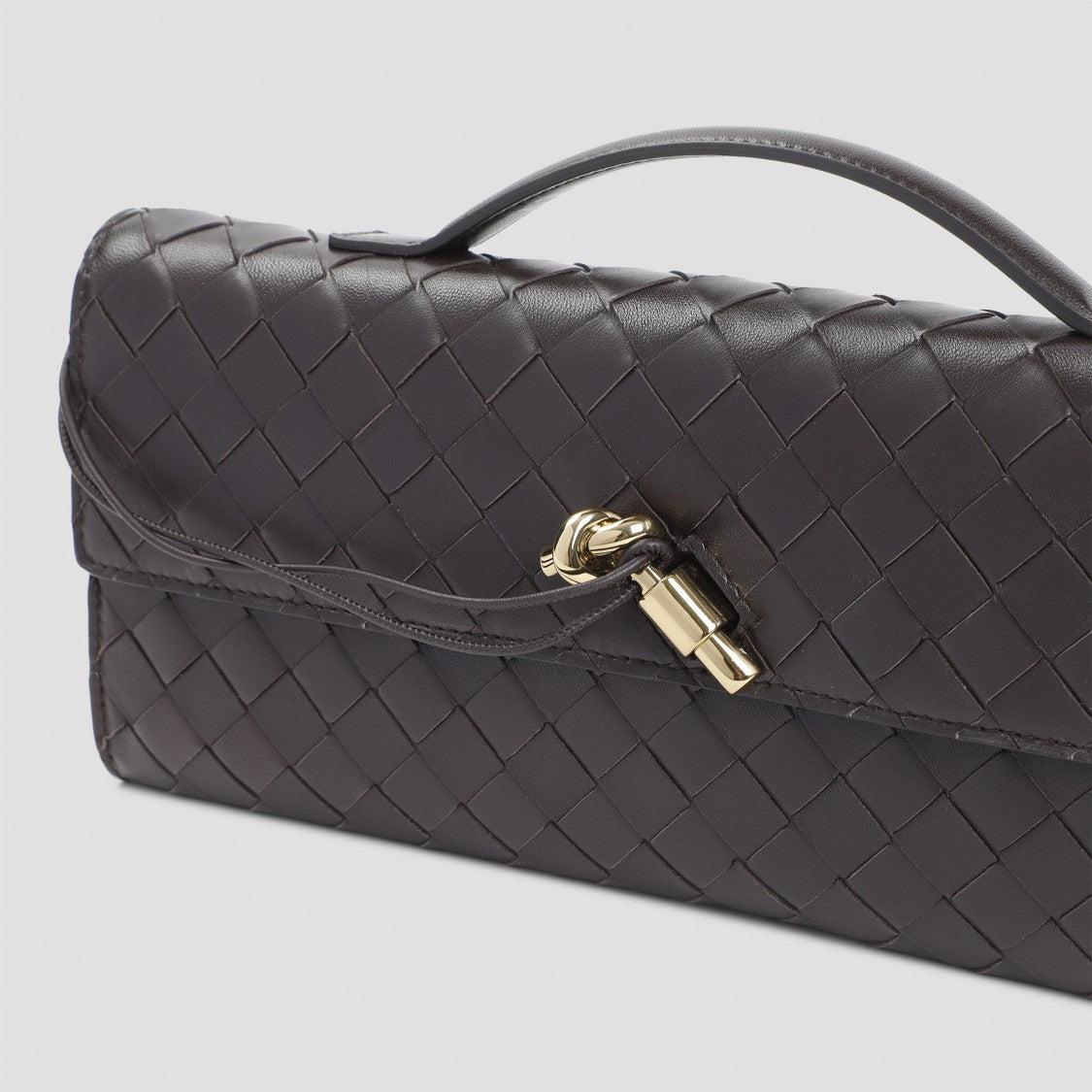 Bottega Veneta Andiamo Long Intreccio Clutch