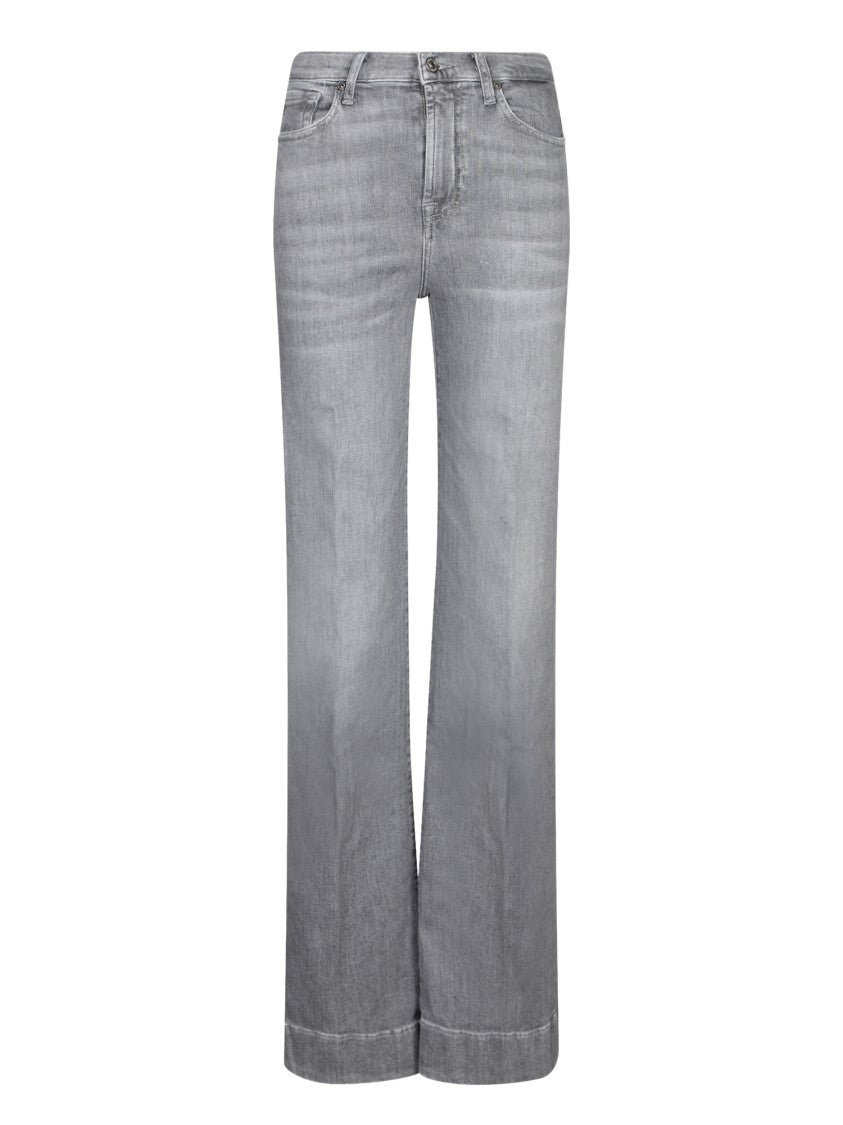 7 For All Mankind Mid-Rise Flared Jeans