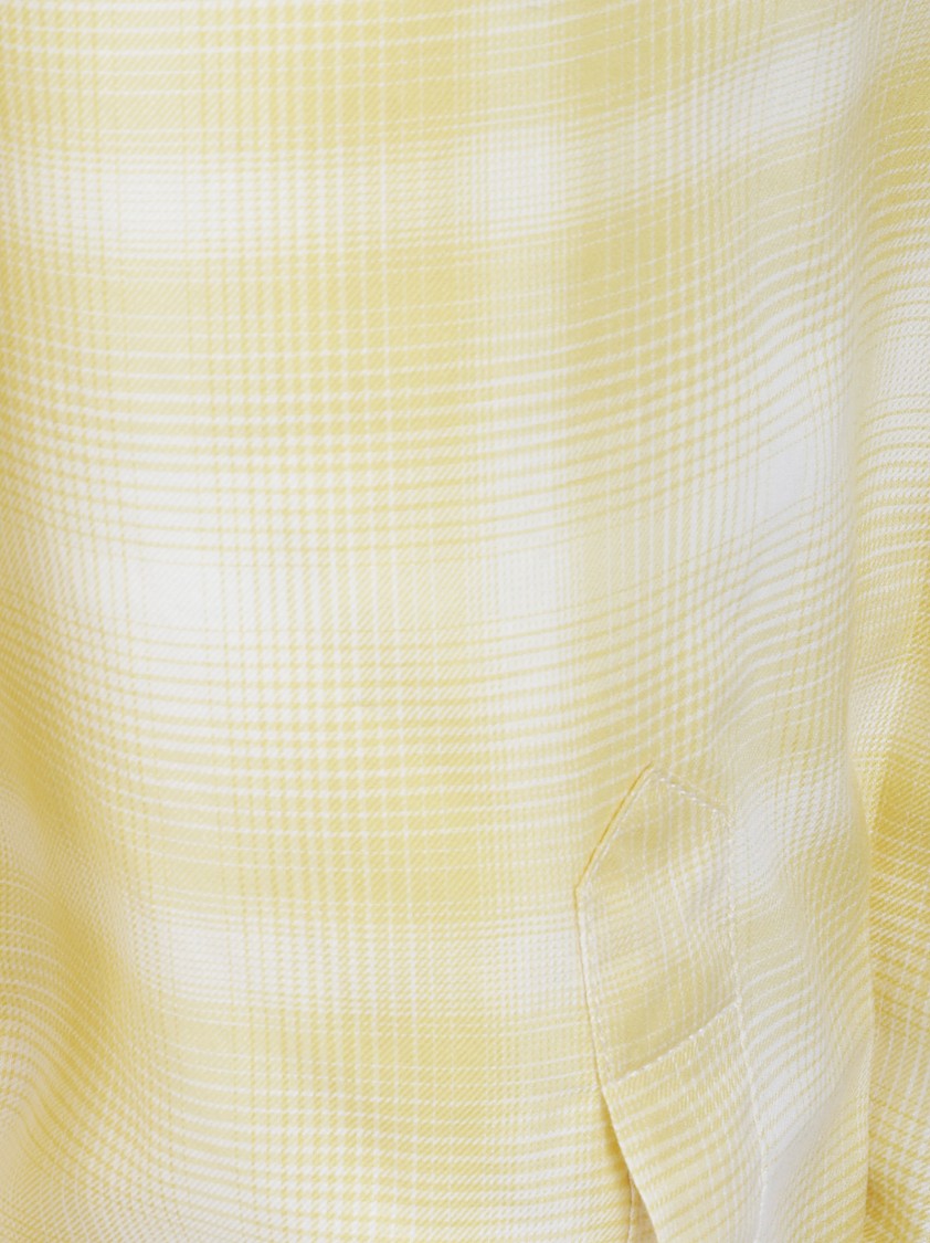 Tom Ford Checked Yellow Casual Shirt