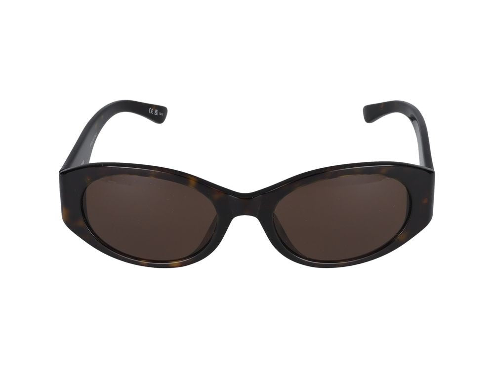 Balenciaga Havana Oversized Cat-Eye Sunglasses