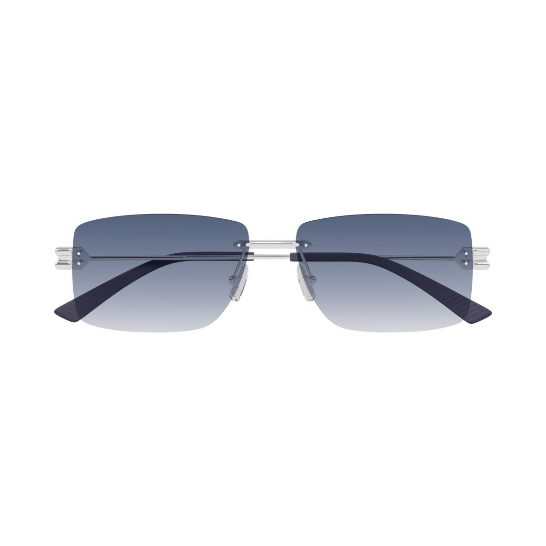 Bottega Veneta Bv1126s Rimless Rectangular Sunglasses