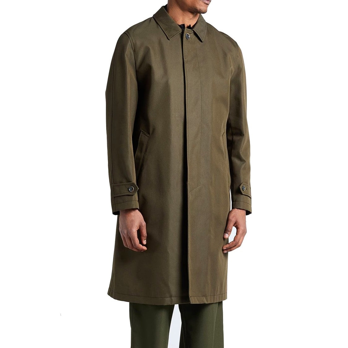 Herno Cotton Blend Casual Jacket With Functional Pockets