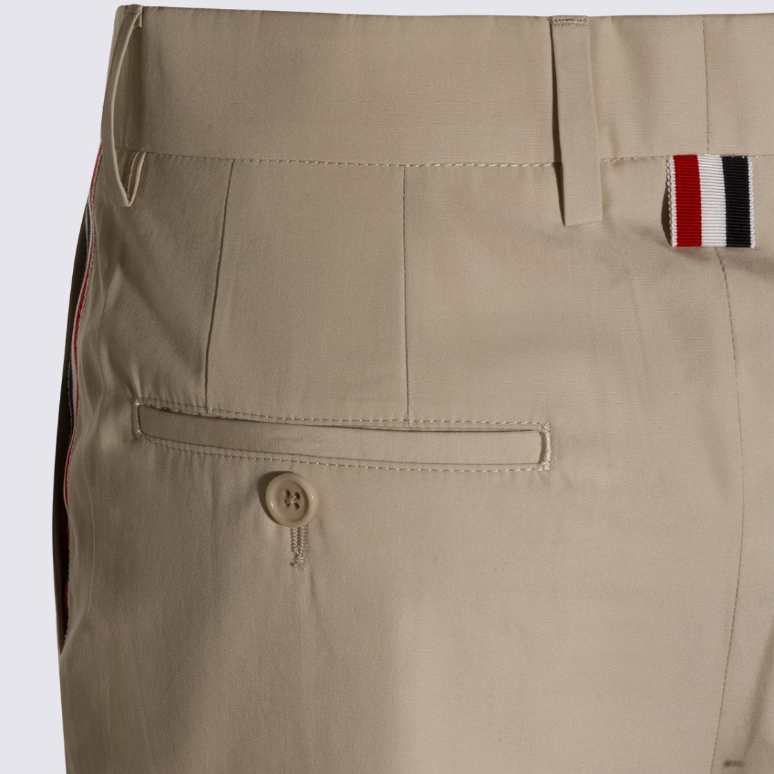 Thom Browne Beige Cotton Pants