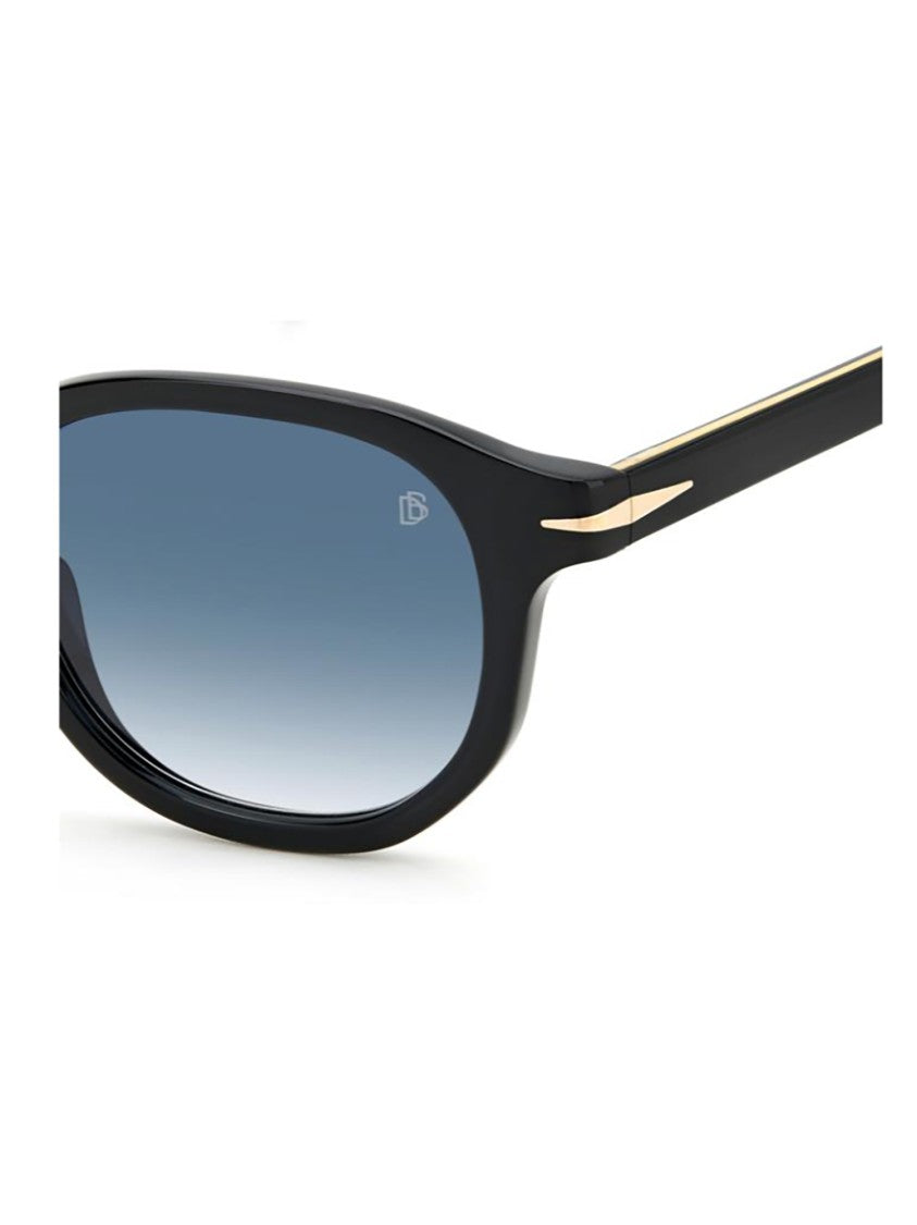 David Beckham Black Db 1007/S Glossy Metallic Sunglasses