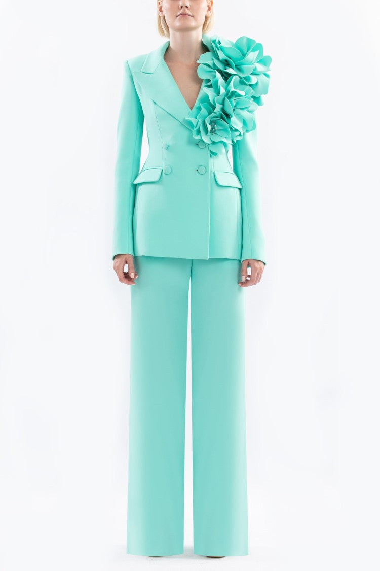 Saiid Kobeisy Floral Tailored Jacket