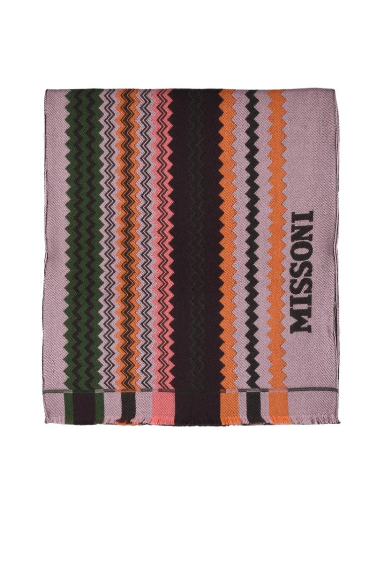 Missoni Brown Wool Scarf
