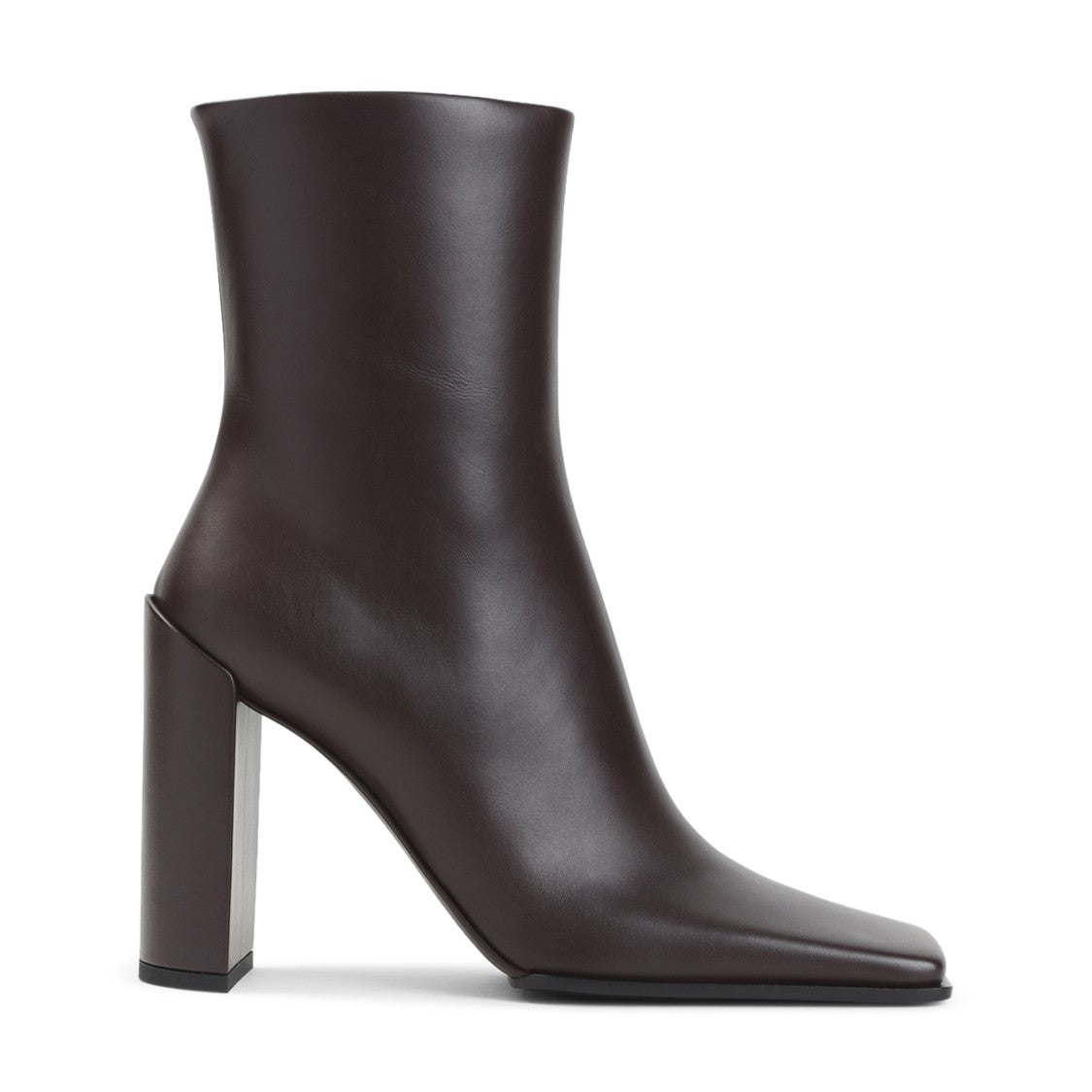Alaïa 90 Brown Lamb Leather Ankle Boots