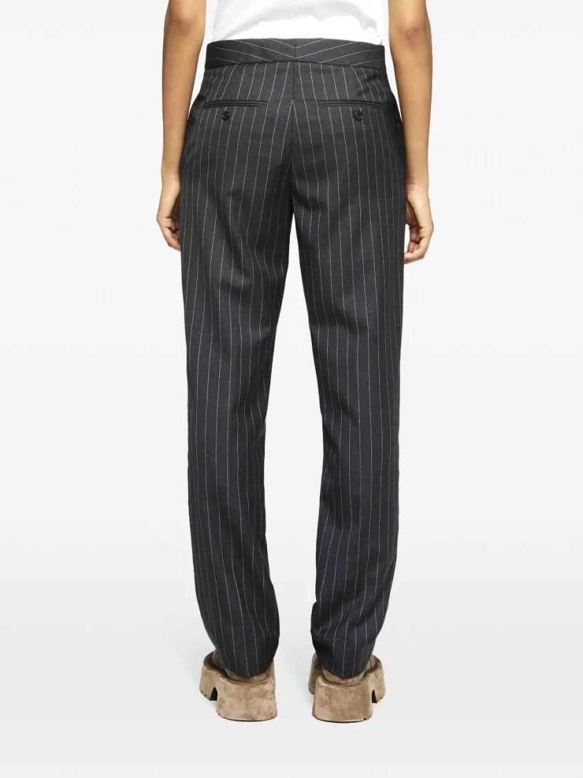 J. W. Anderson Black Straight-Leg Tailored Trousers
