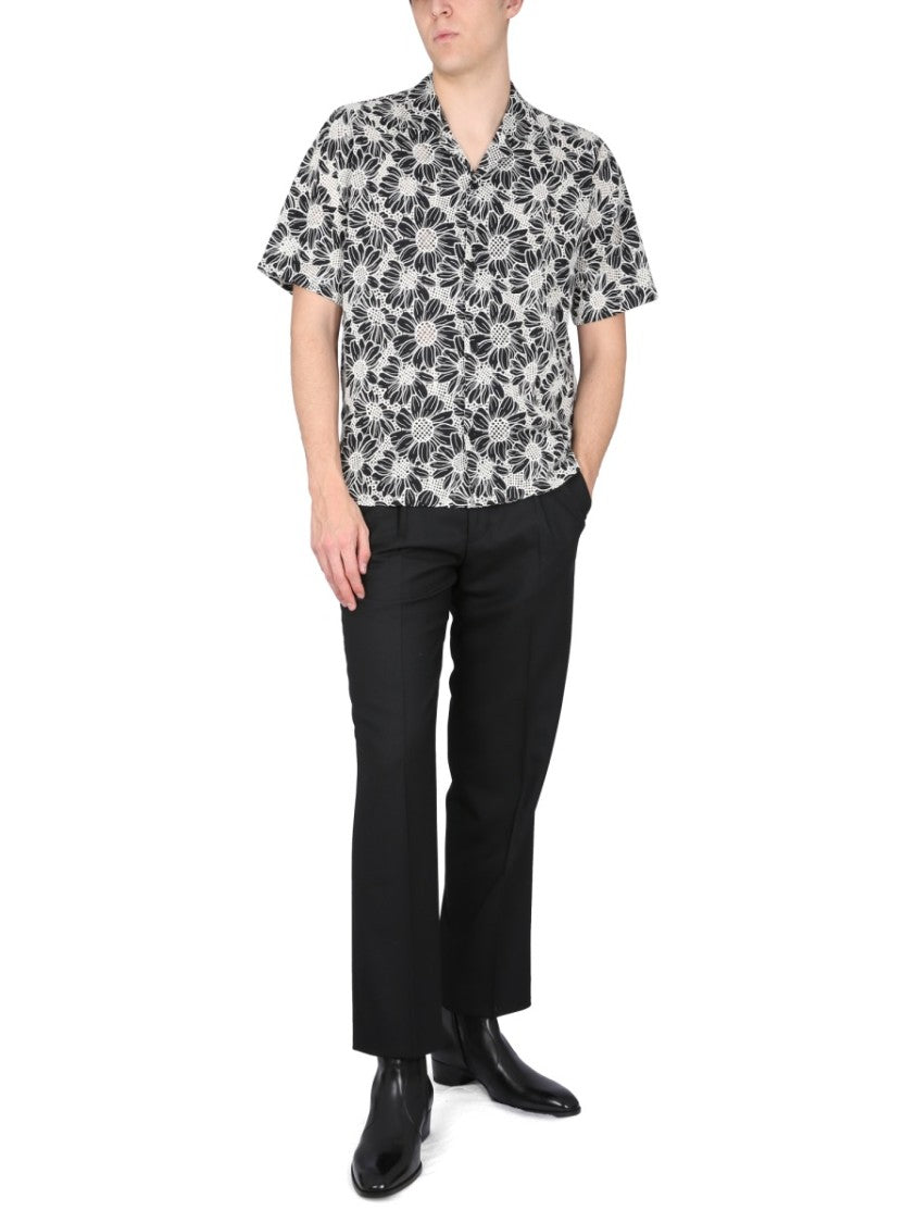 Sunflower Tailored Black Pants With Pleated Design