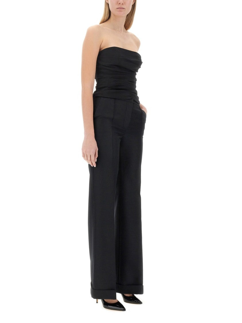 Moschino Strapless Draped Top