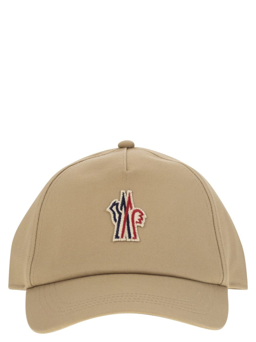 Moncler Grenoble Cotton Gabardine Baseball Cap