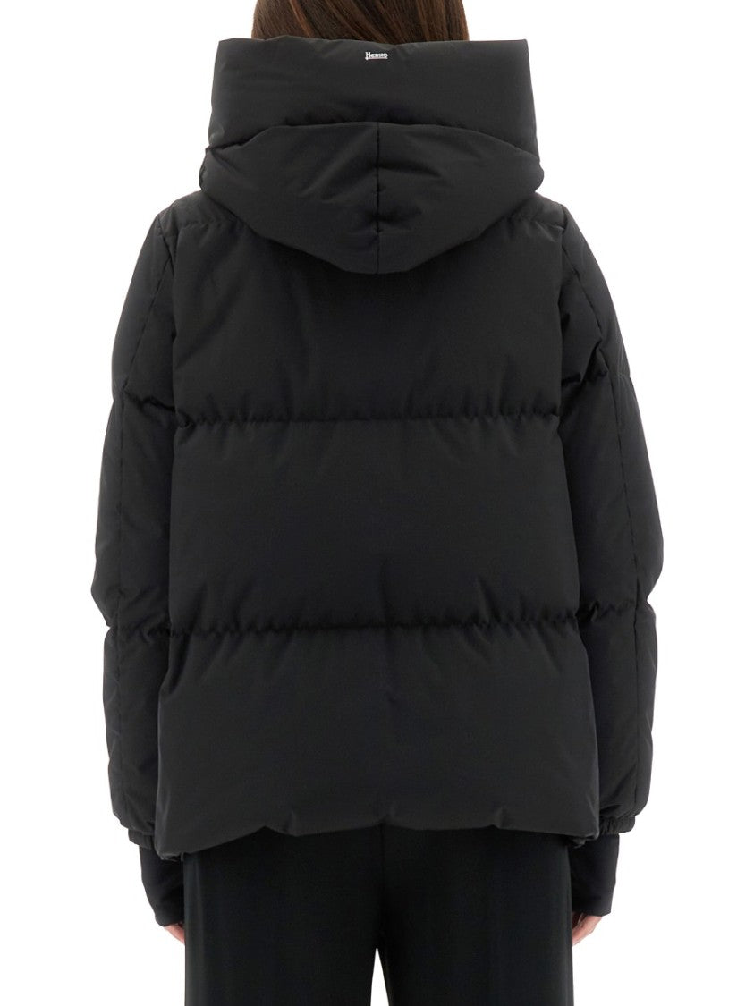 Herno Puffer Black Sports Jacket