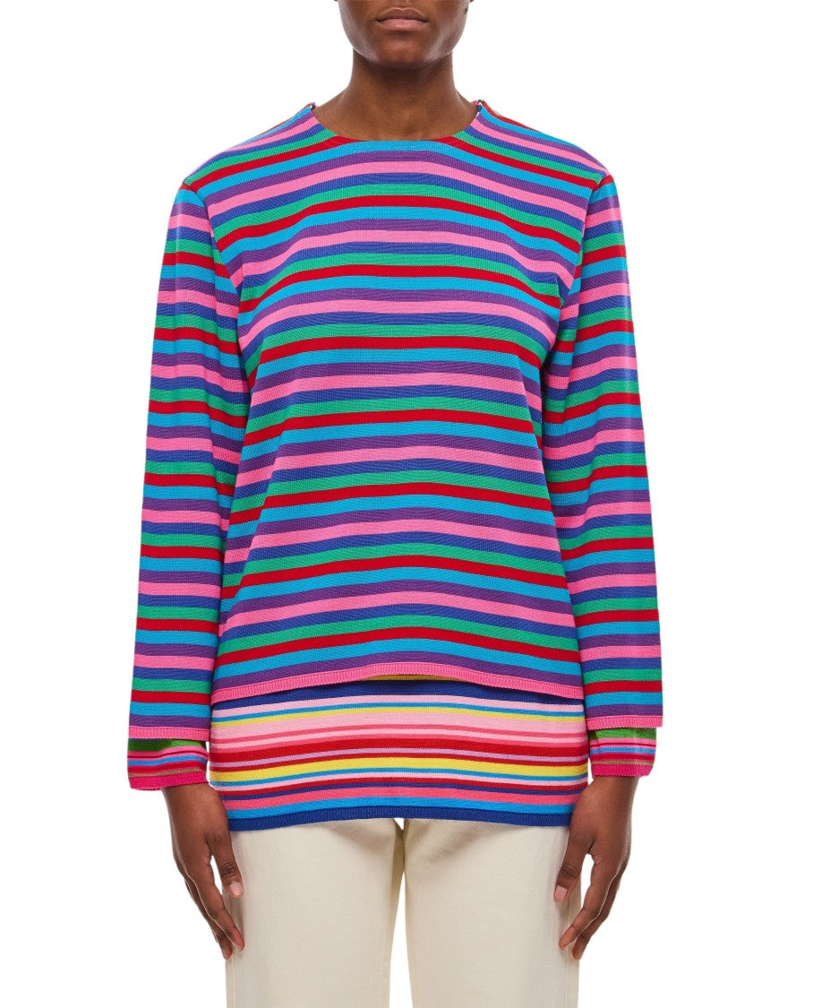 Comme Des Garçons Multicolored Striped Sweater