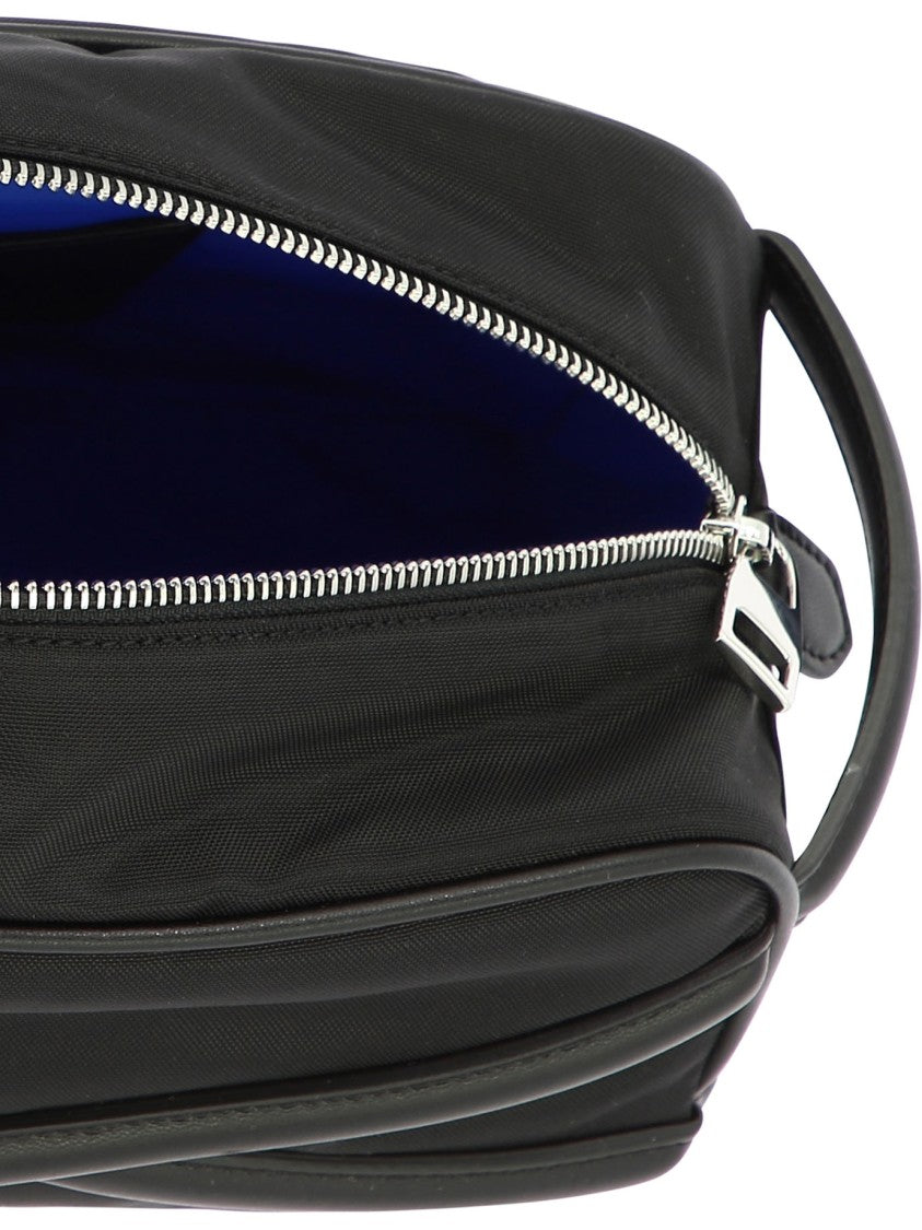 Alexander Mcqueen Rectangular Pouch With Leather Strap Details