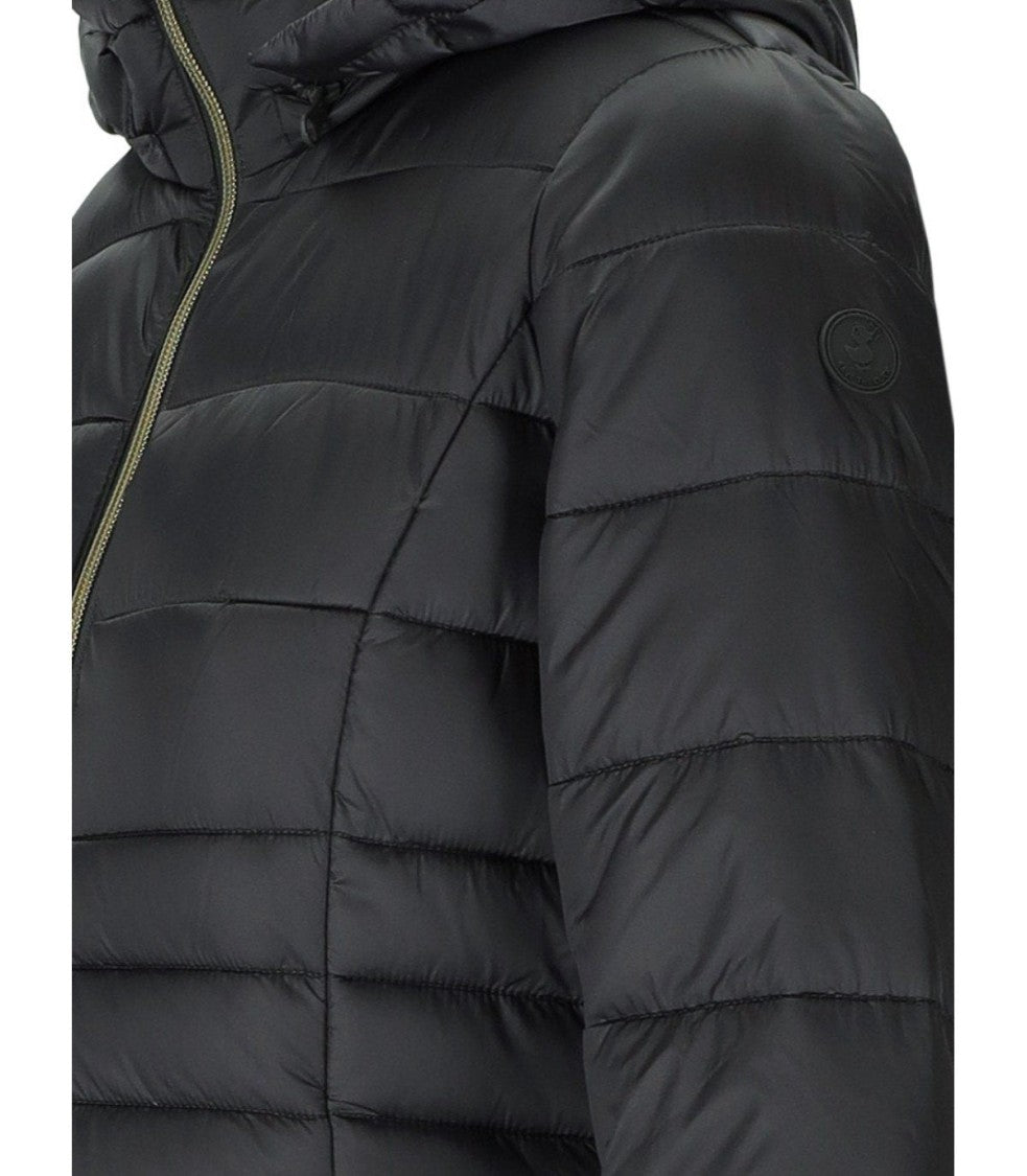 Save The Duck Reese Grey Hooded Padded Jacket