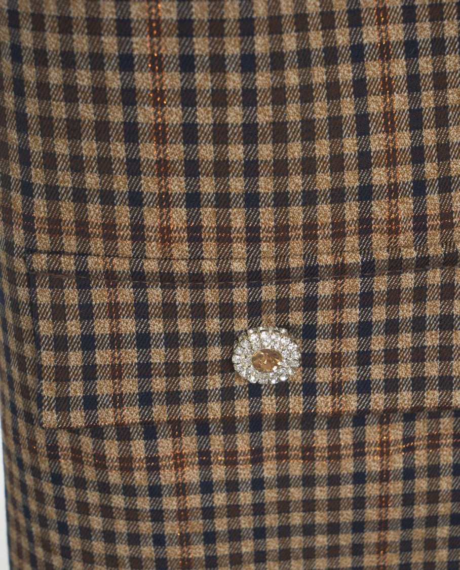 Liu Jo Checked Midi Dress