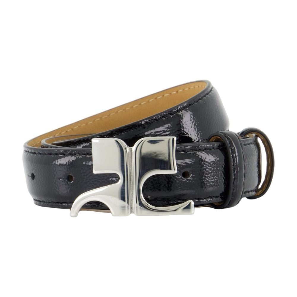 Courrèges Ac Belt - Leather - Black