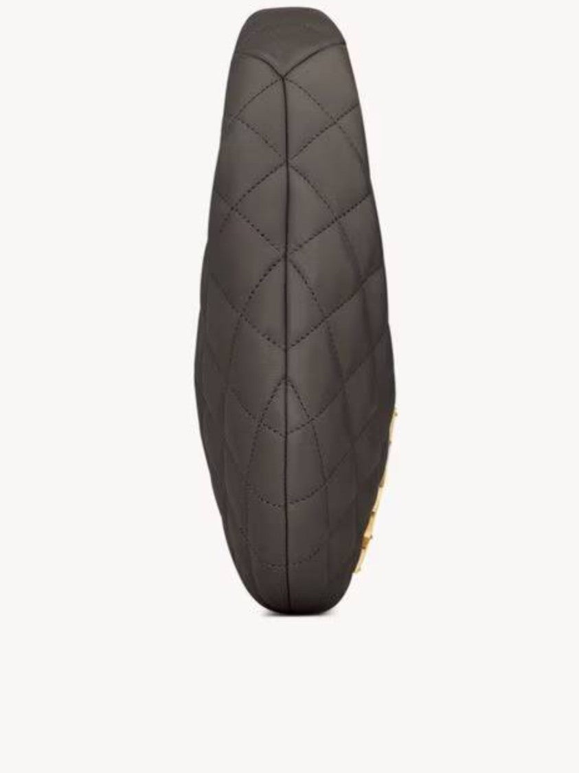 Saint Laurent Icare Xl Crescent Quilted Shoulder Bag