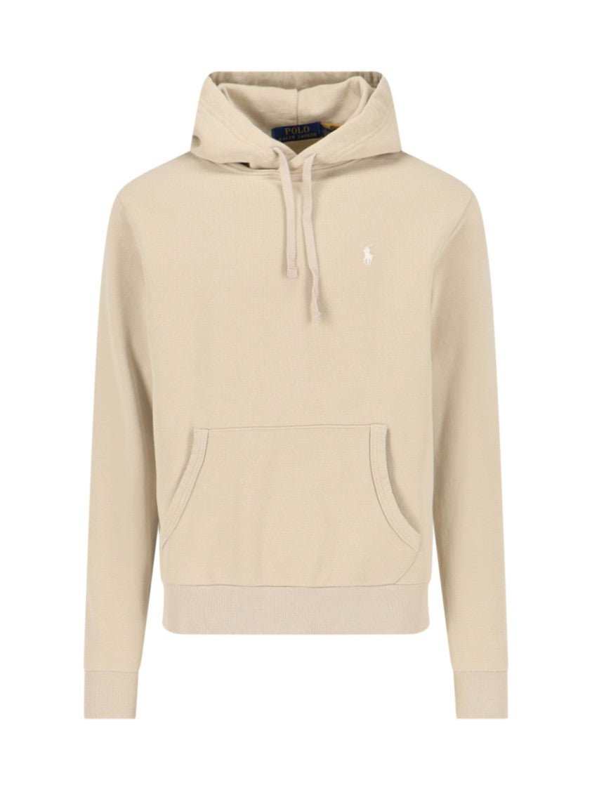 Polo Ralph Lauren "Rigby Go" Logo Hoodie – Beige