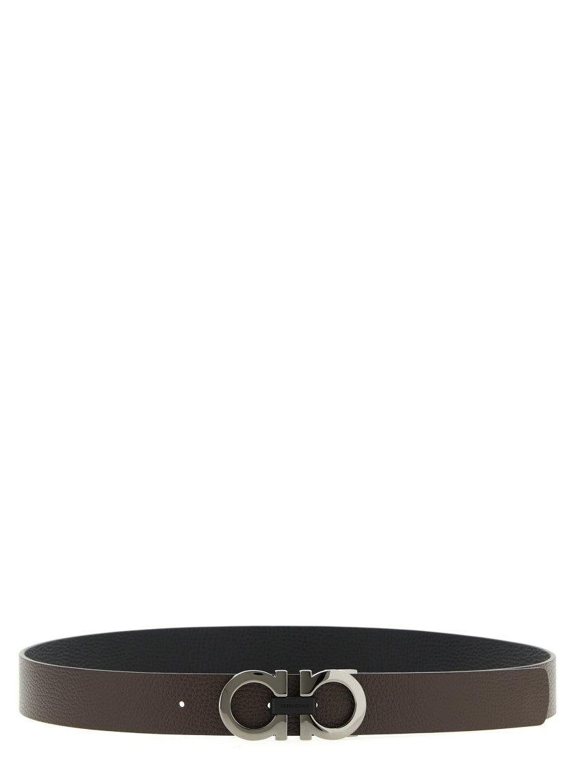 Ferragamo 'Gancini' Reversible Belt
