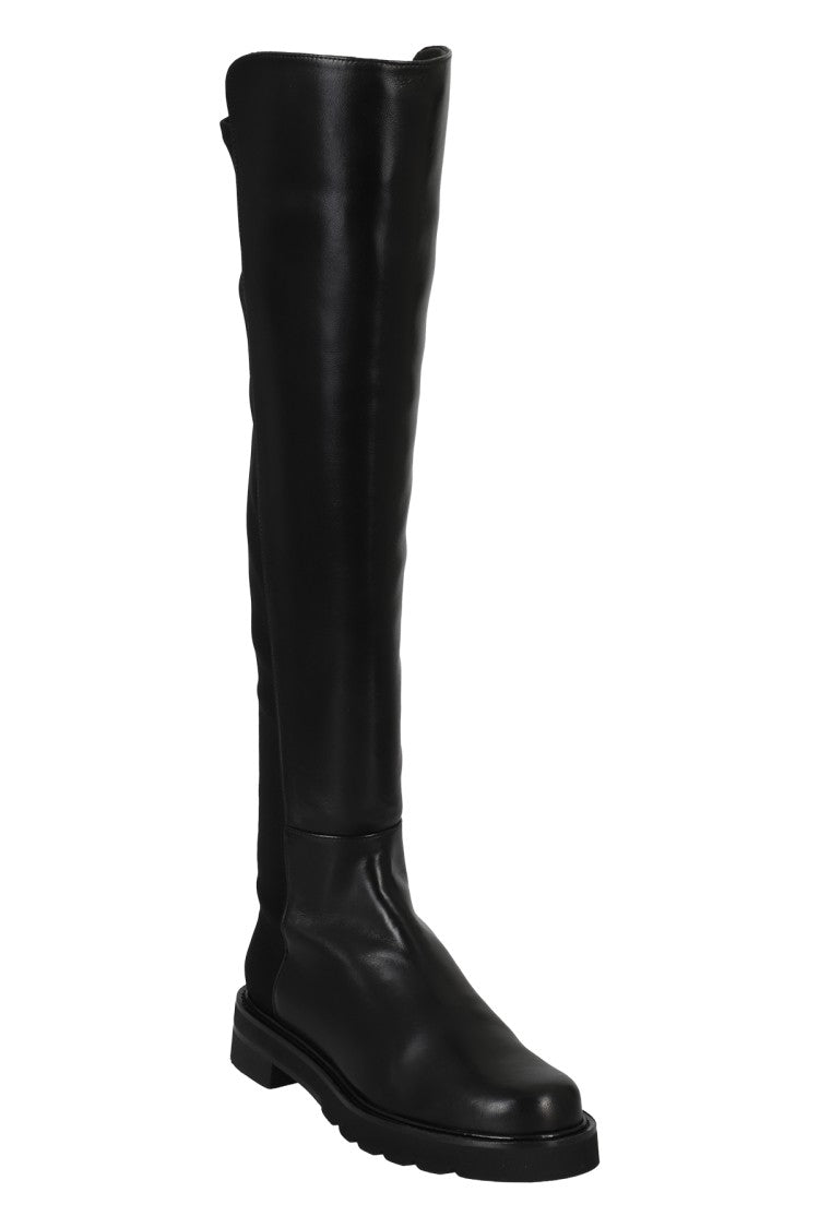 Stuart Weitzman S0387 Knee-High Boots With Rounded Toe