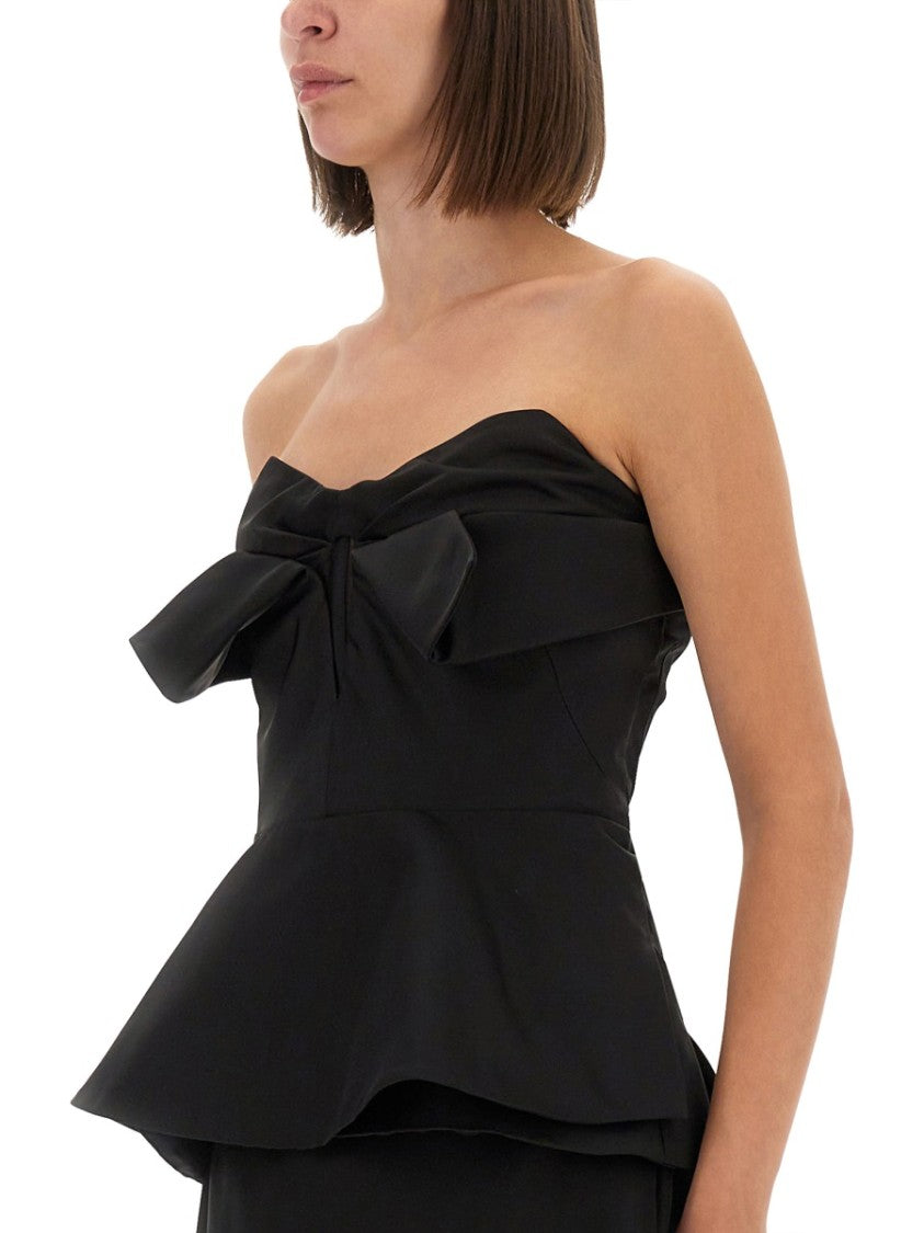 Alexander Mcqueen Strapless Corset Top