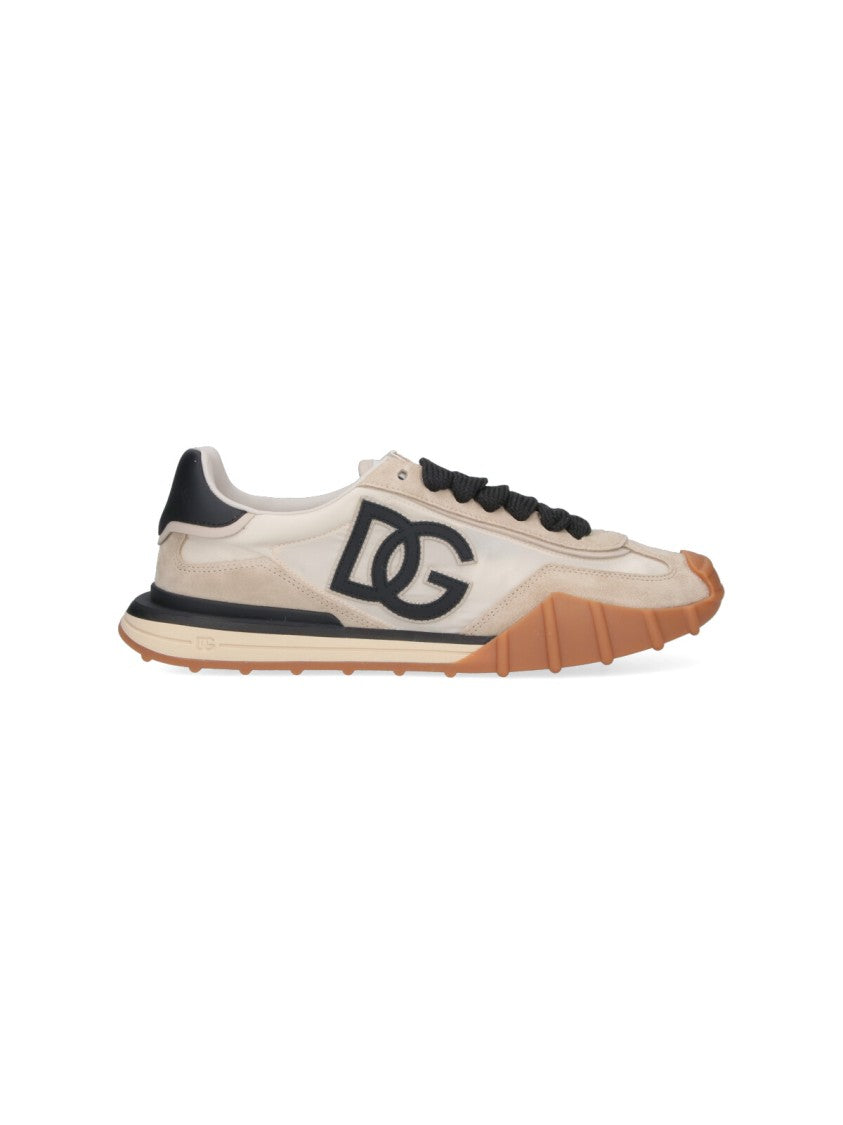 Dolce & Gabbana Low-Top White Sneakers With Minimalist Design