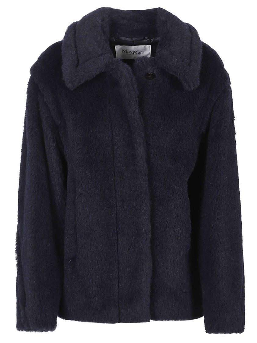 Max Mara Mxmfuggito Plush Teddy Alpaca Blend Jacket