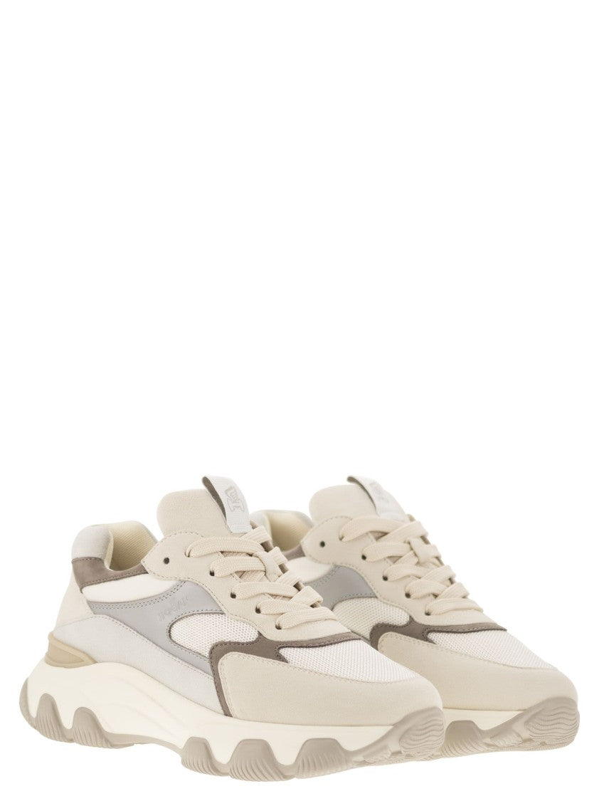 Hogan Hyperactive - Leather And Fabric Trainers