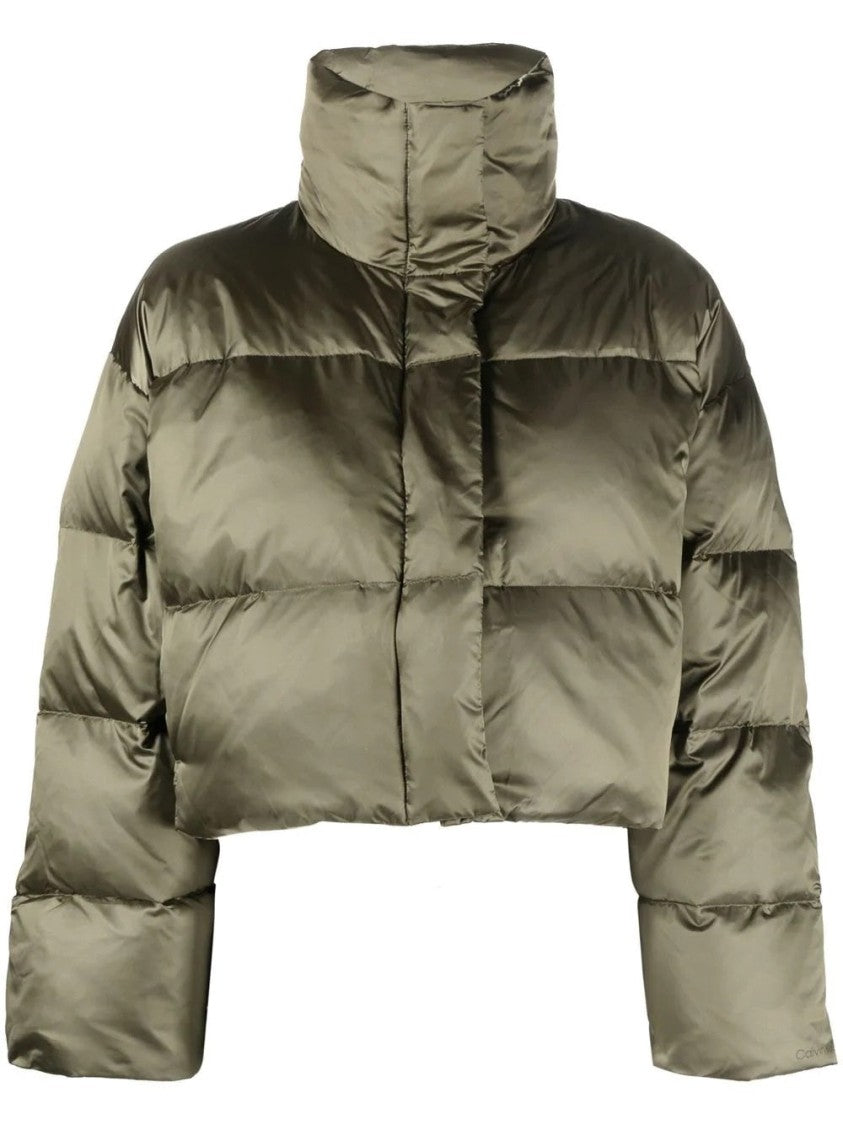 Calvin Klein Cropped Boxy Fit Puffer Jacket