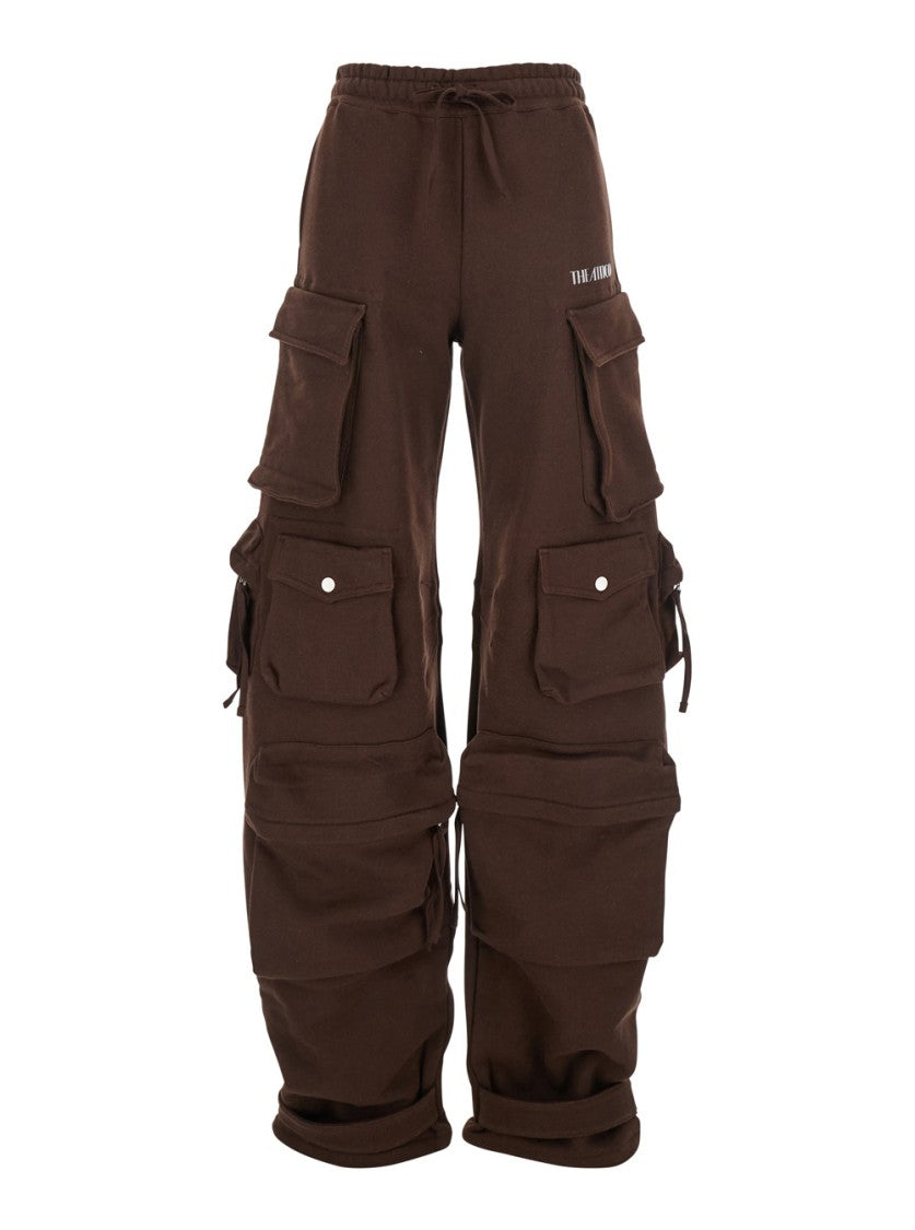 The Attico Brown Cargo Pants