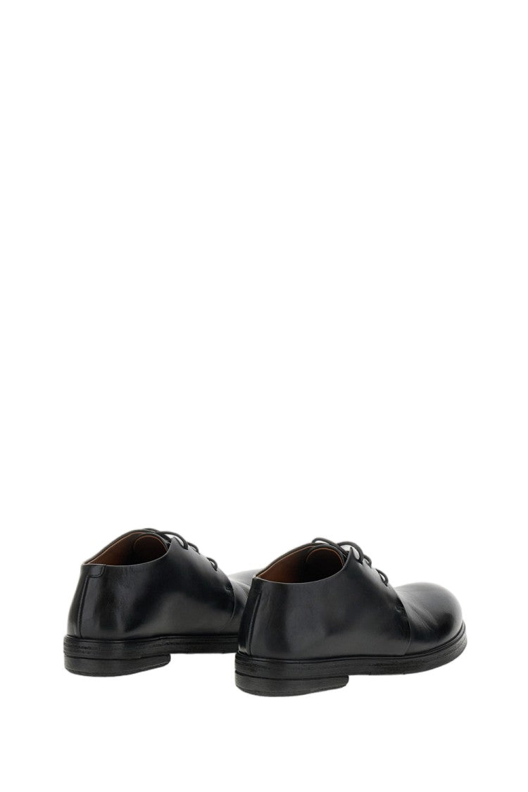 Marsèll Black Derby Zucca Zeppa Blake-Stitch Leather Derby Shoes