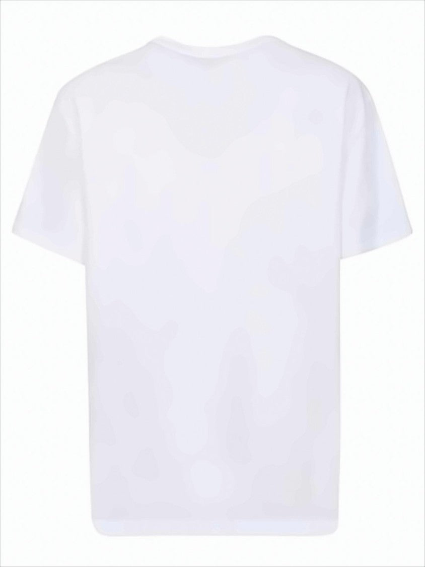 Alexander Mcqueen Layered Graphic Short-Sleeved Cotton T-Shirt