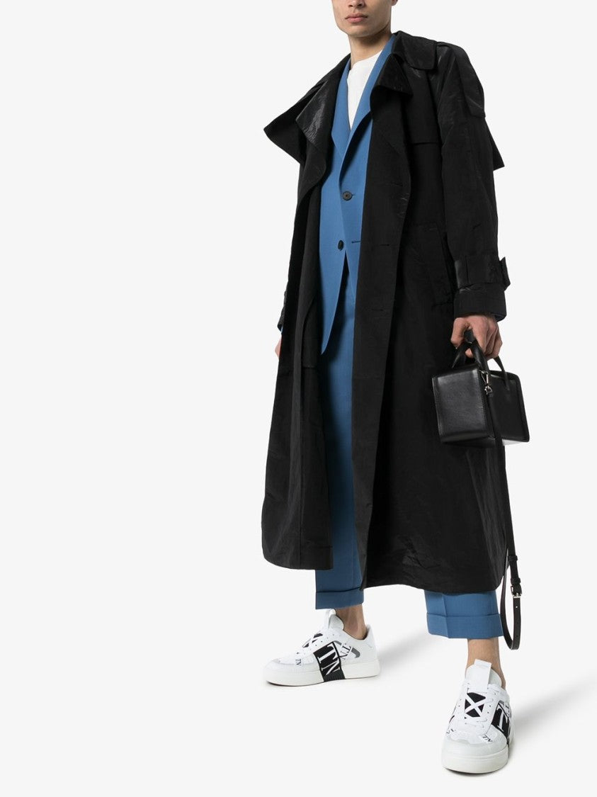 Valentino Garavani White Vl7n Sneakers With Perforated Detailing