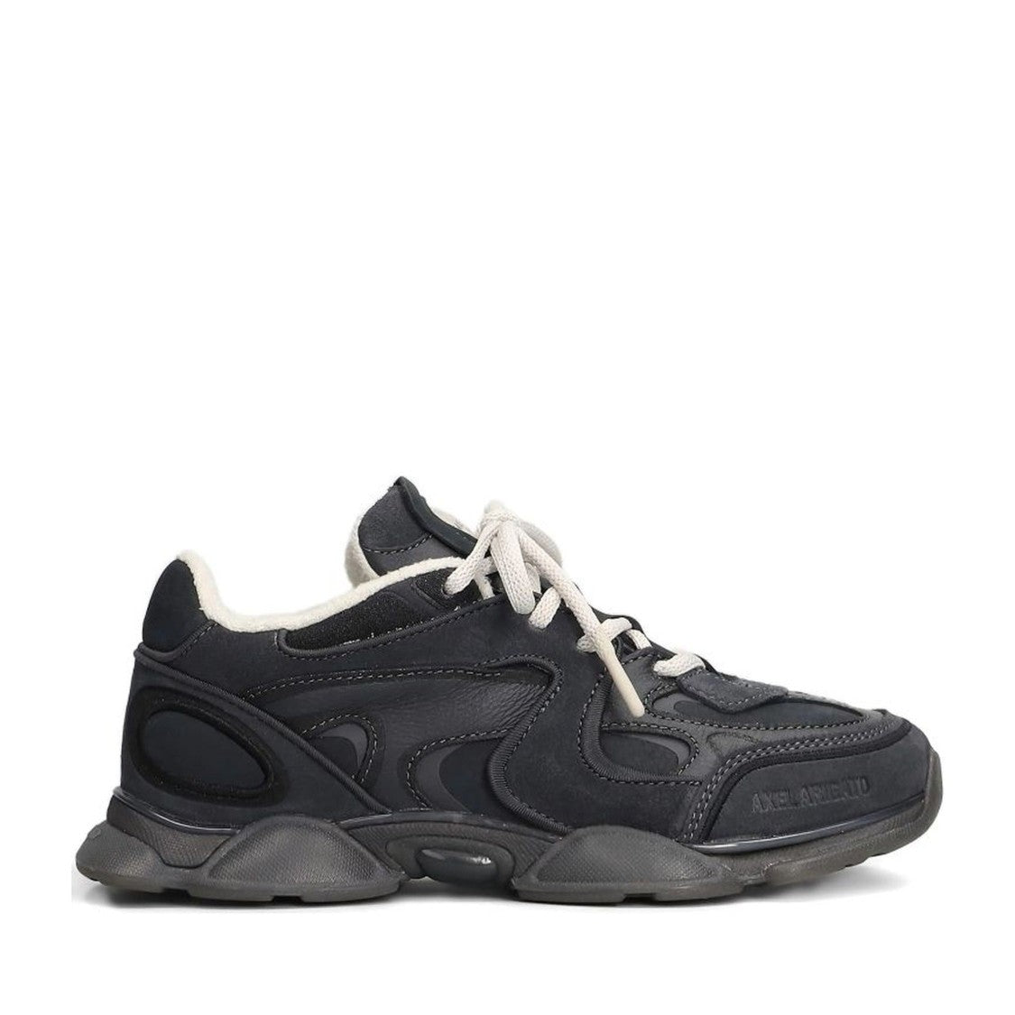 Axel Arigato Black Eris Textured Panels Contrasting Laces Sneakers