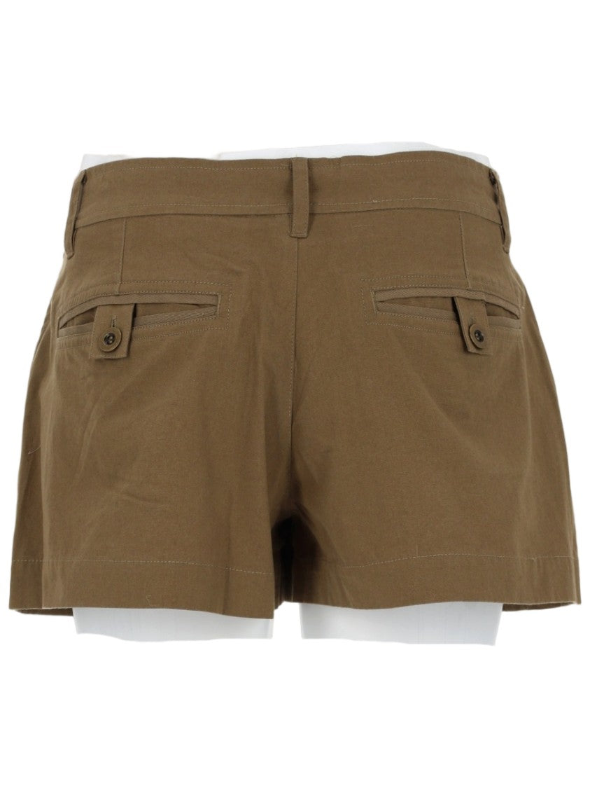 Isabel Marant Barta High-Waisted Cotton Pocket Shorts