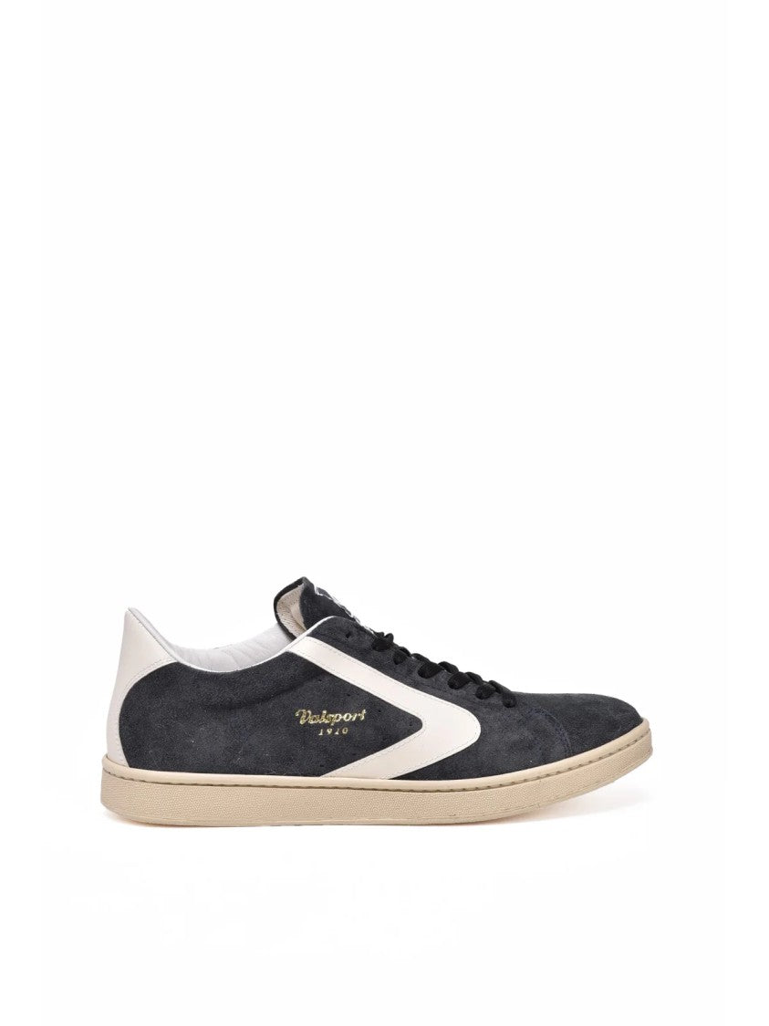 Valsport Blue Leather Suede Sneakers