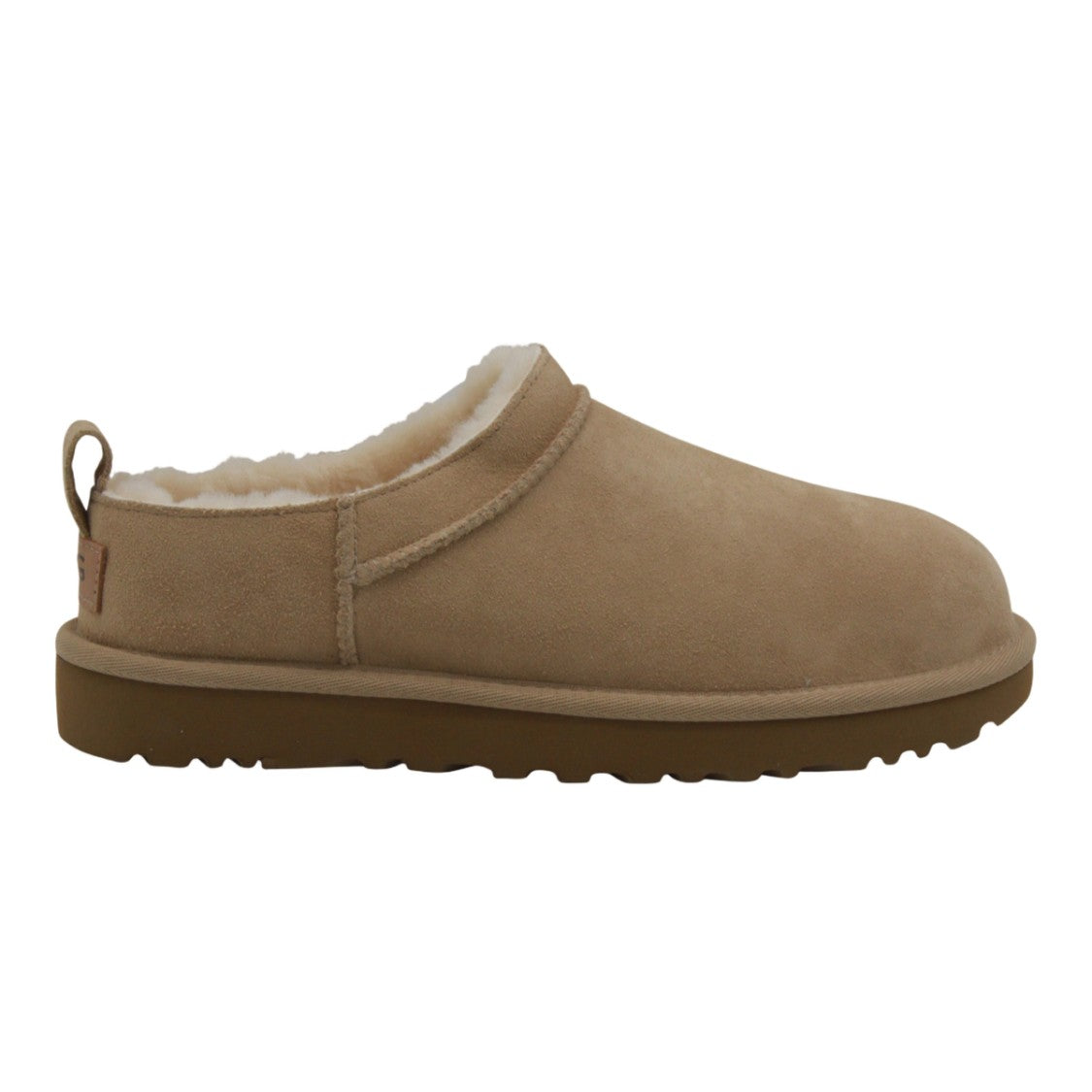 Ugg Slip-On Brown Suede Boots With Plush Interior