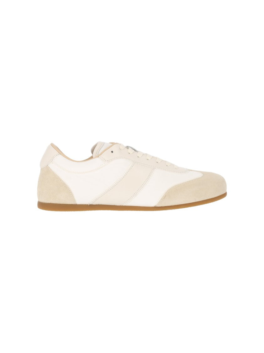 Lemaire White Soft Runner Fabric Sneakers