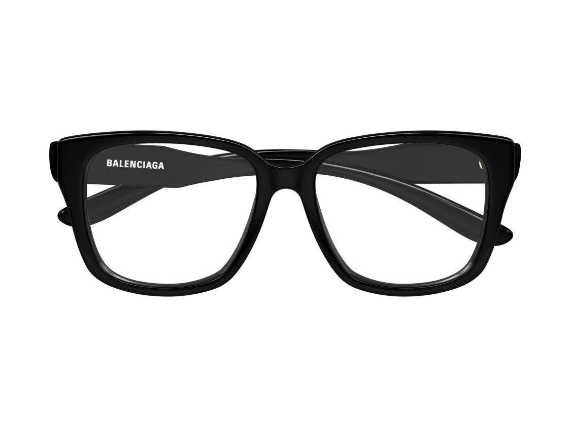 Balenciaga Bb0513o Black Oversized Square Acetate Sunglasses