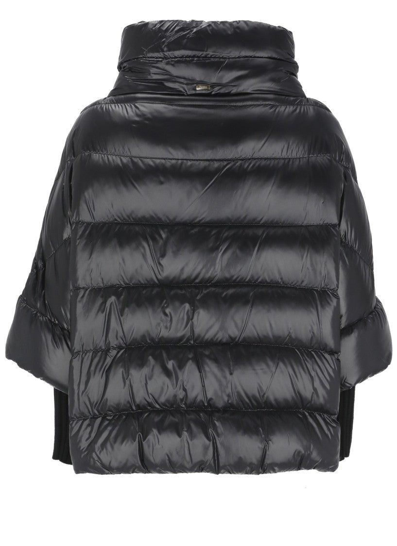 Herno Black Quilted Down Jacket