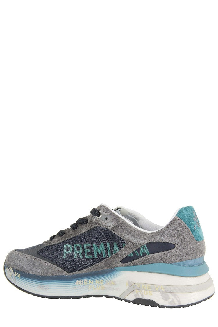 Premiata Moerun Low-Top Sneakers With Suede