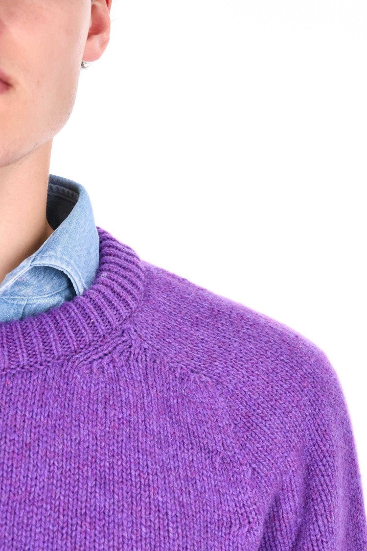 Howlin Shetland Boxy Fit Wool Crewneck Sweater