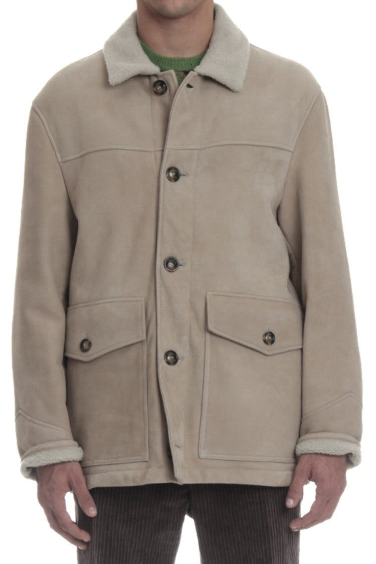 Valstar Shearling Button-Up Shirt Jacket